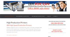 Desktop Screenshot of highproductionprinters.com